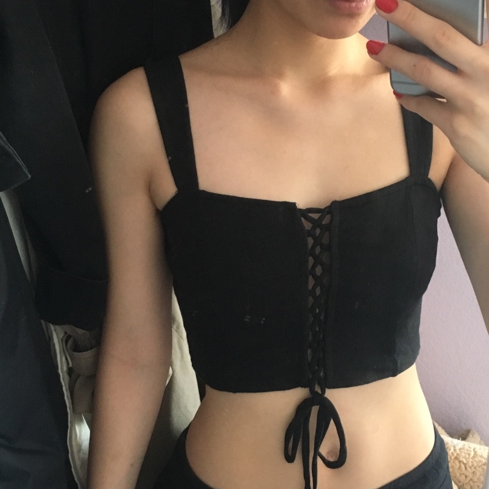 PacSun Laced Up Crop top